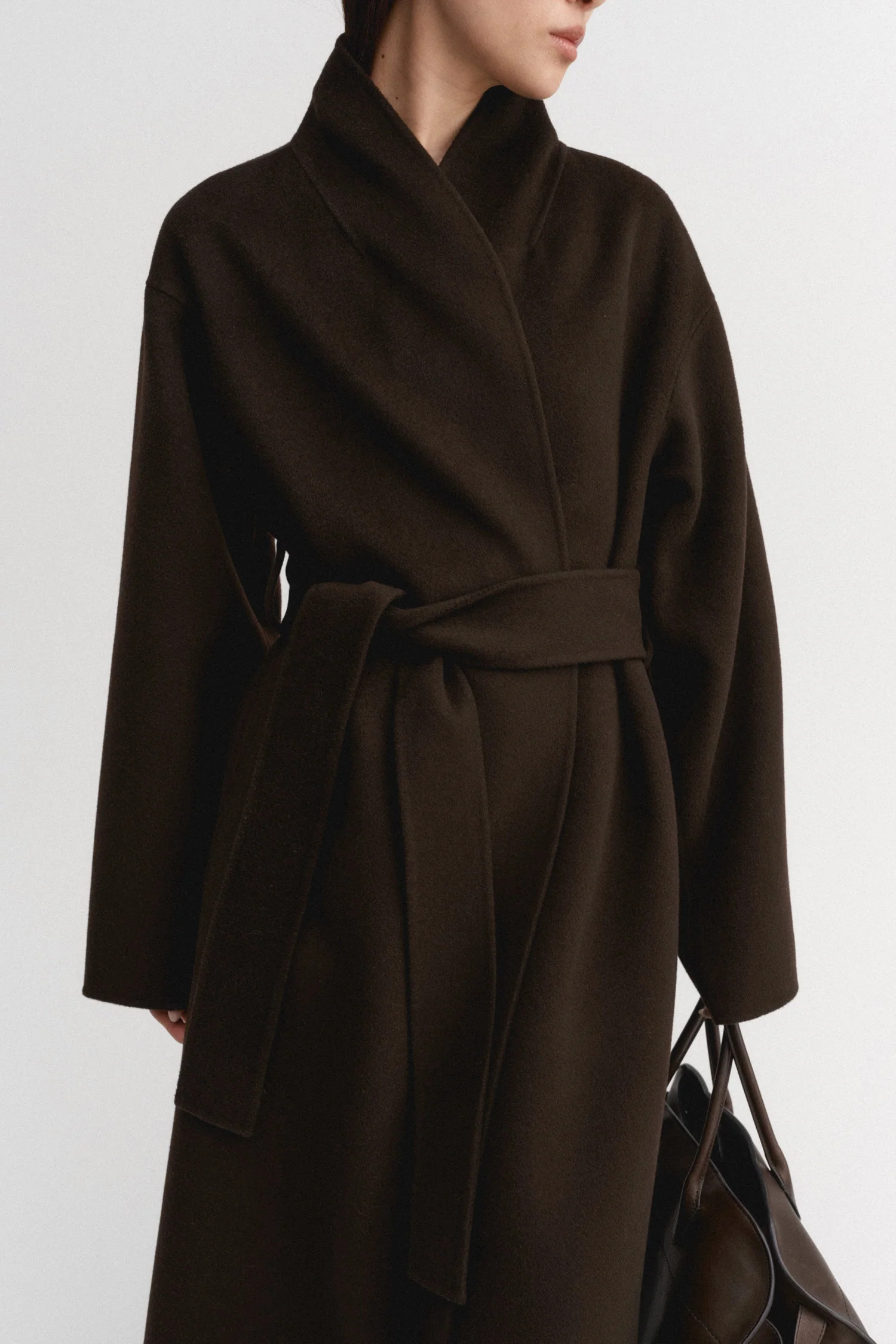 Mara Doublé Coat, chocolate | Almada Label