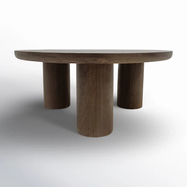 Columnia 40" Solid Wood Round Coffee Table | Wayfair North America