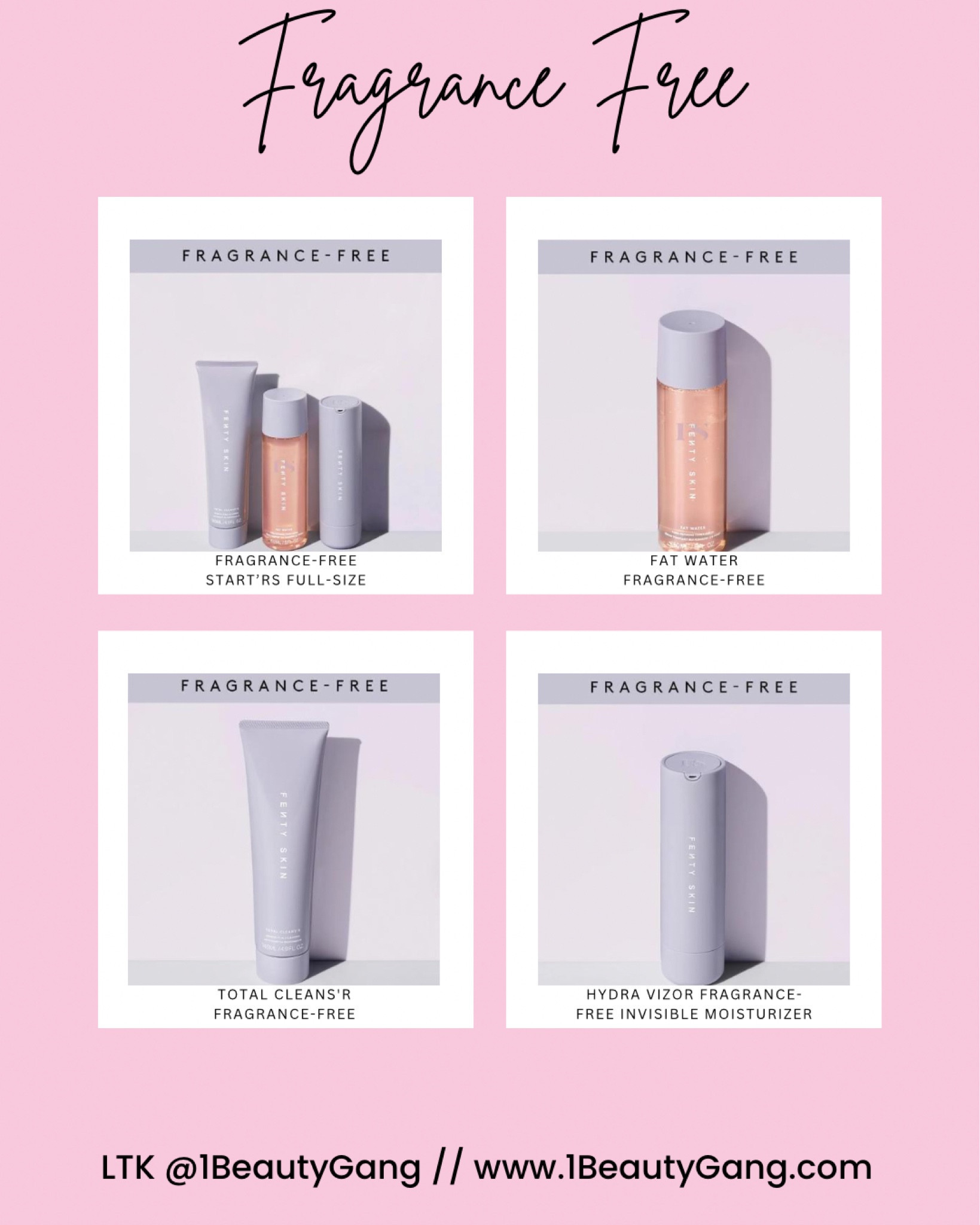 Fenty Skin Fragrance Free.

#LTKFind #LTKeurope #LTKbeauty