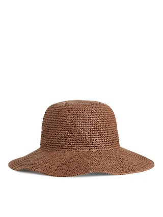 Gehäkelter Strohhut – Braun – Damen – ARKET DE | Arket EU
