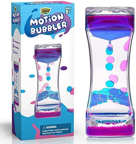 YoYa Toys Liquid Motion Bubbler for Kids and Adults | Hourglass Liquid Bubbler or Timer for Senso... | Amazon (US)