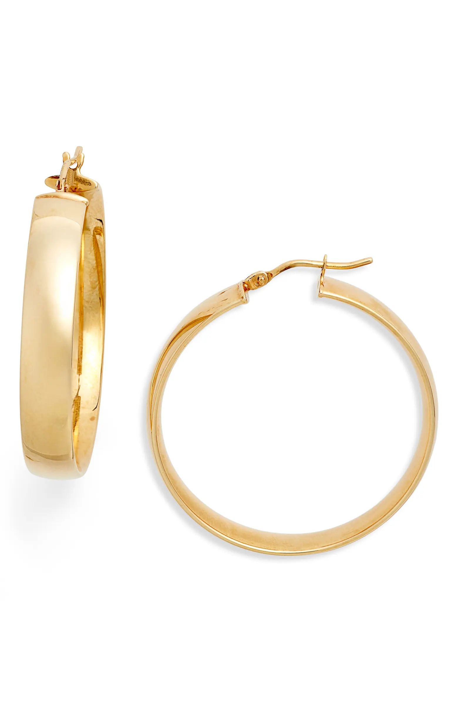 Luxe 14K Gold Hoop Earrings | Nordstrom