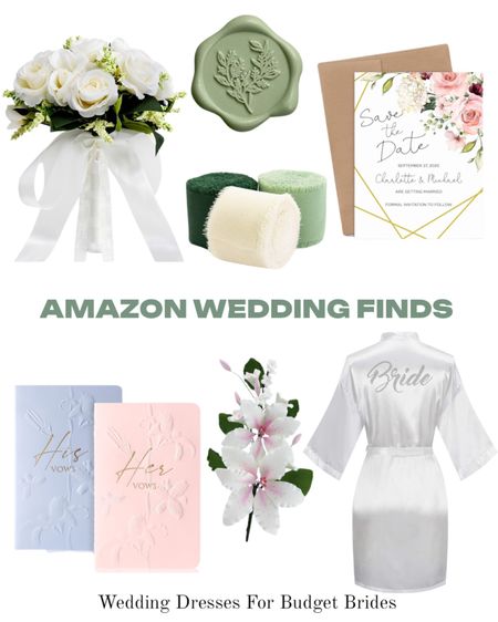 Amazon wedding finds.

#affordablebridal #budgetwedding #fauxflowers #bridesonabudget #budgetbride

#LTKwedding #LTKfindsunder50 #LTKSeasonal
