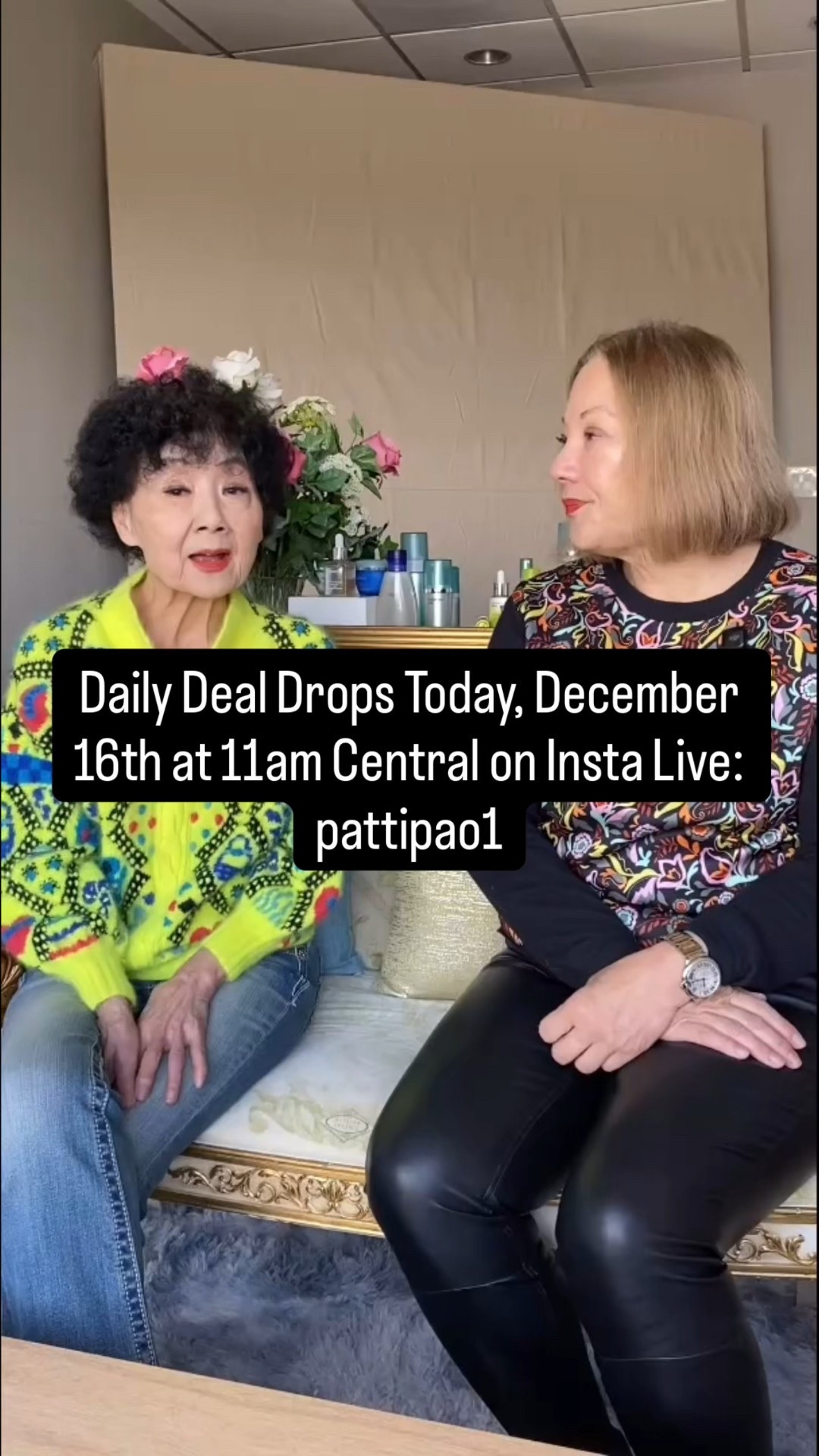 We’re going LIVE today, December 16th at 11AM CT to reveal the Daily Deal 🎉 Set your reminder + shop live! Instagram: pattipao1

#LTKHoliday #LTKSaleAlert #LTKBeauty