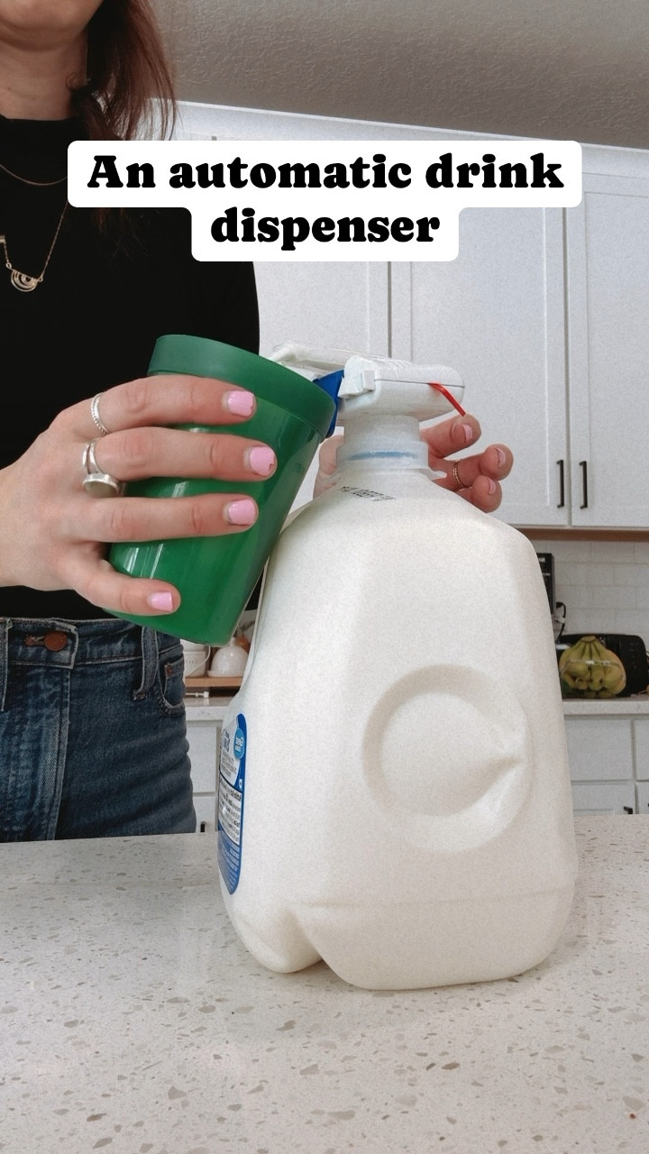 Mom hack! Get this automatic drink dispenser so your kids can get their own drinks. Works also with juice, water jugs and bottles. No more spills  

#LTKfamily #LTKhome #LTKkids