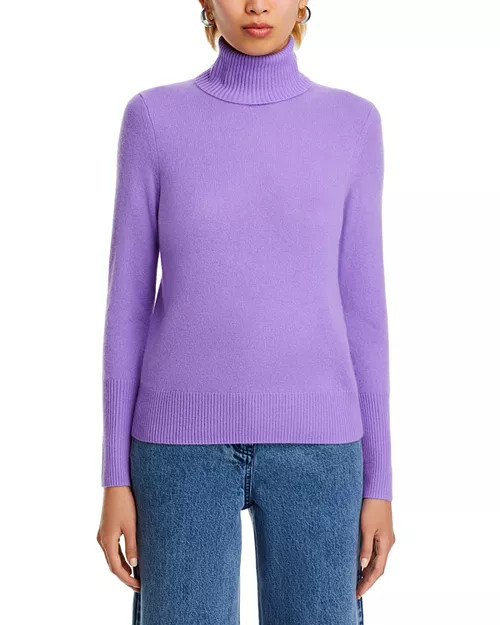 AQUA Turtleneck Cashmere Sweater - Exclusive  | Bloomingdale's Women | Bloomingdale's (US)