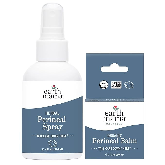 Earth Mama Postpartum Recovery Kit | Take Care Down There® with Organic Perineal Balm & Herbal P... | Amazon (US)