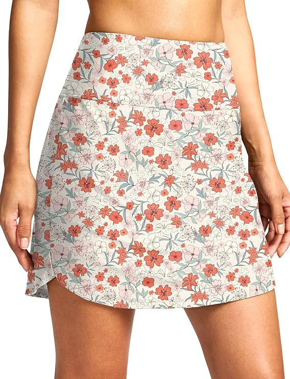 Women's 18"/20" Long Swim Skirt High Waisted Modest Swimsuits Skirt Bathing Suit Tummy Control Sw... | Amazon (US)
