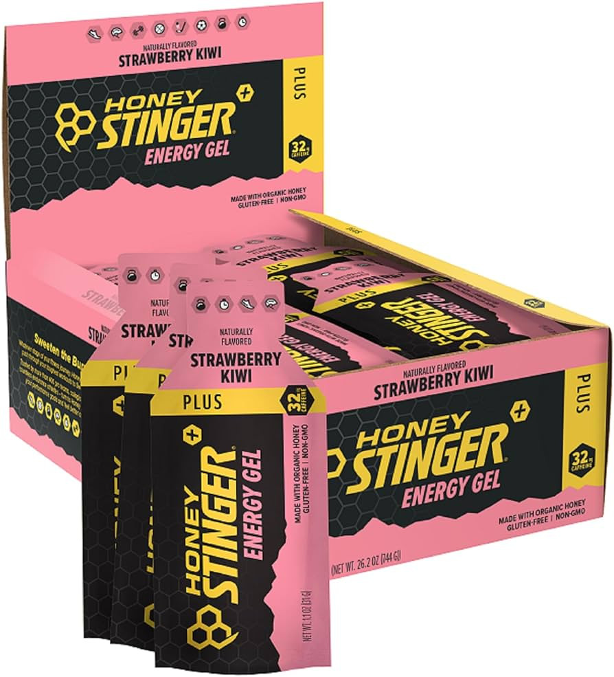 Honey Stinger Strawberry Kiwi Energy Gel | Caffeinated & Gluten Free with Organic Honey | For Exe... | Amazon (US)