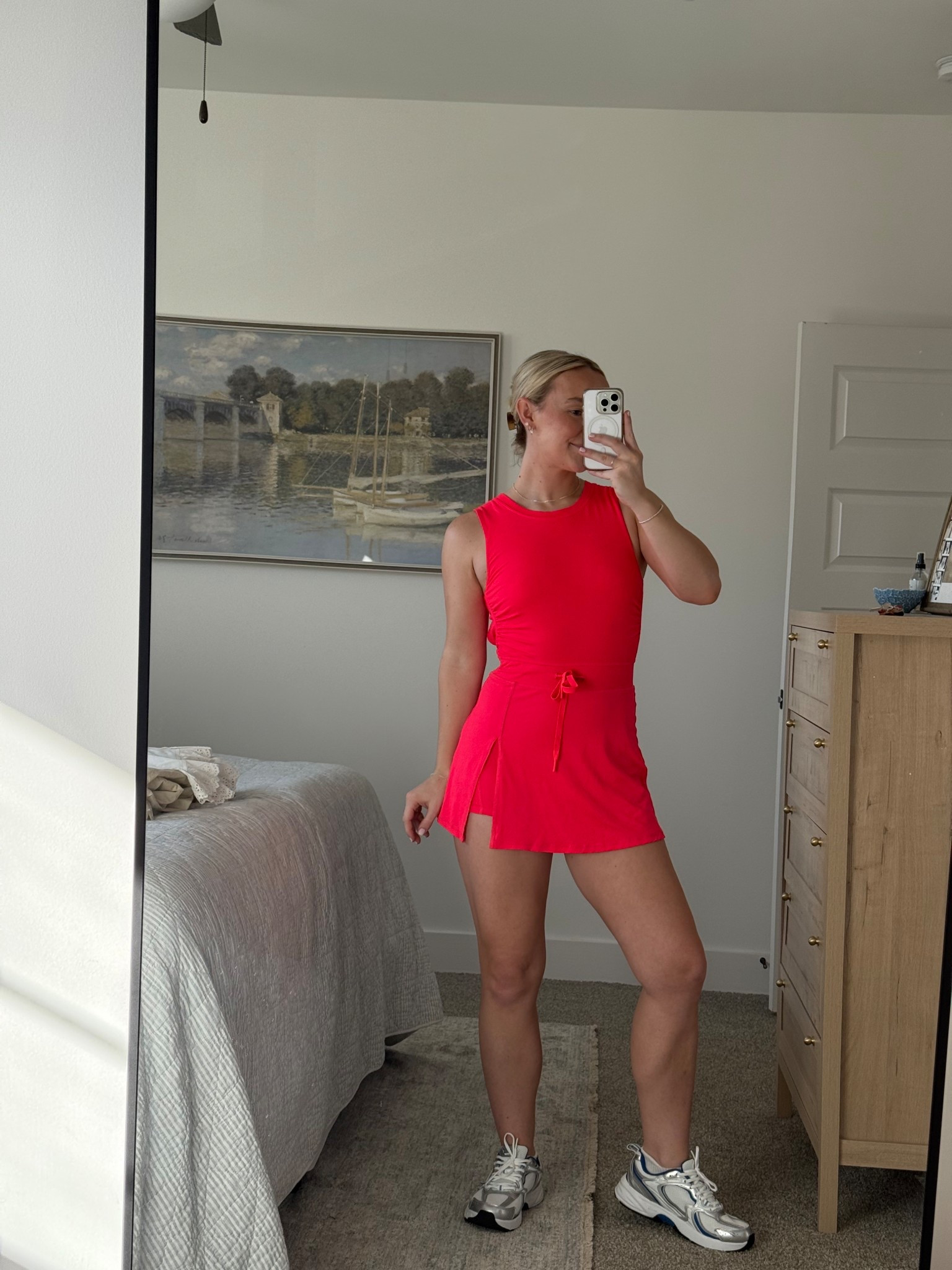 Hot girl walk dress! Yes please, I’ll take ten of them. Size small dress. Size 9.5 shoes from Walmart!! New balance dupe! 

#LTKActive #LTKSeasonal #LTKStyleTip