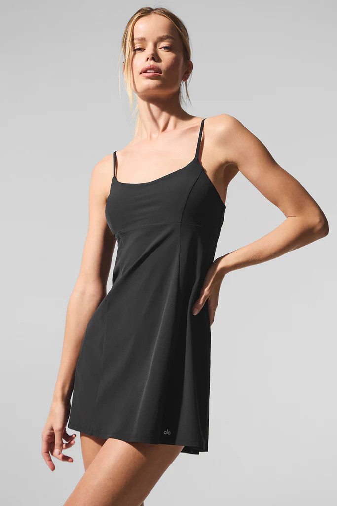 Breezy Tennis Dress - Black | Alo Yoga (US)