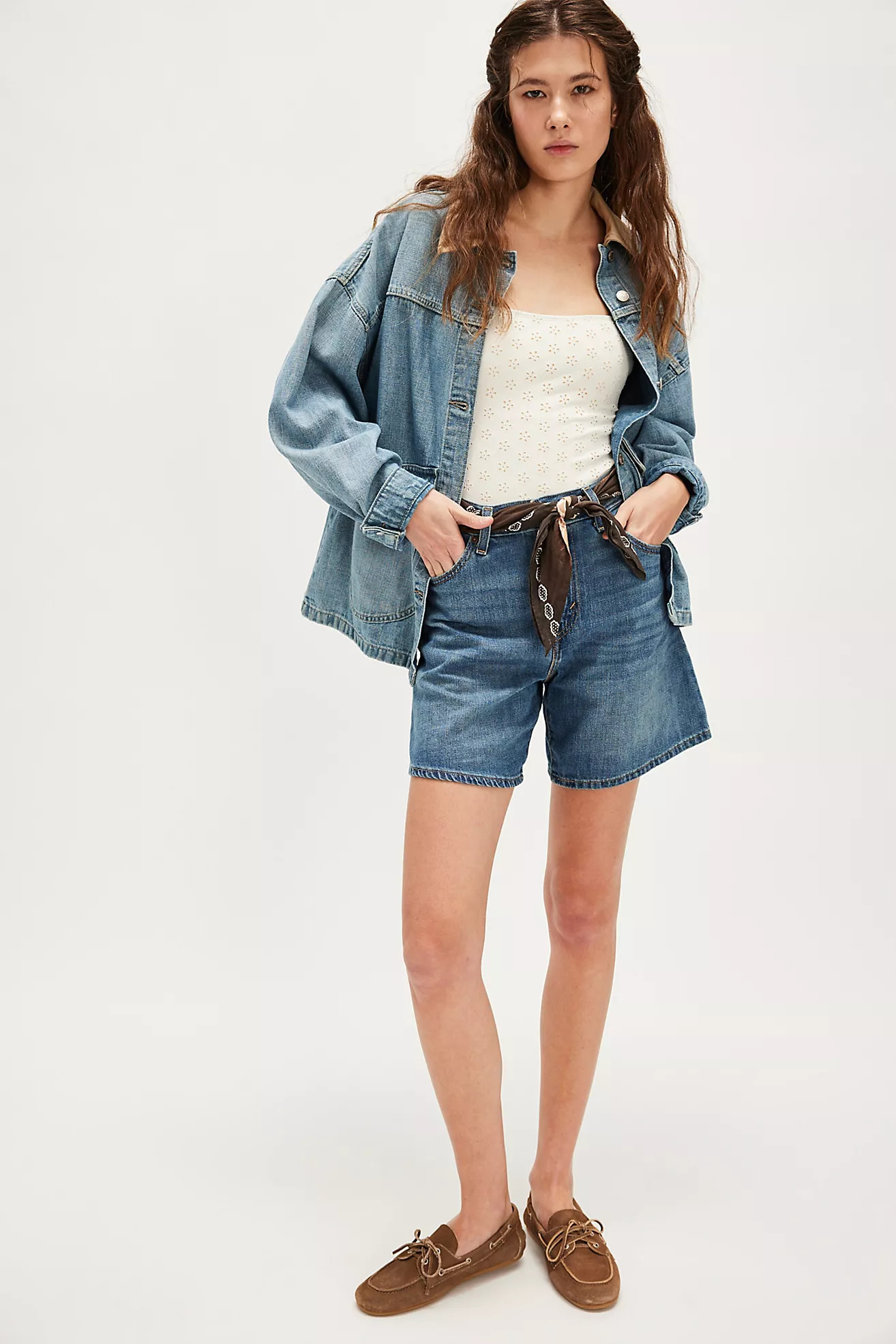 Levi's High Baggy Shorts | Free People (Global - UK&FR Excluded)