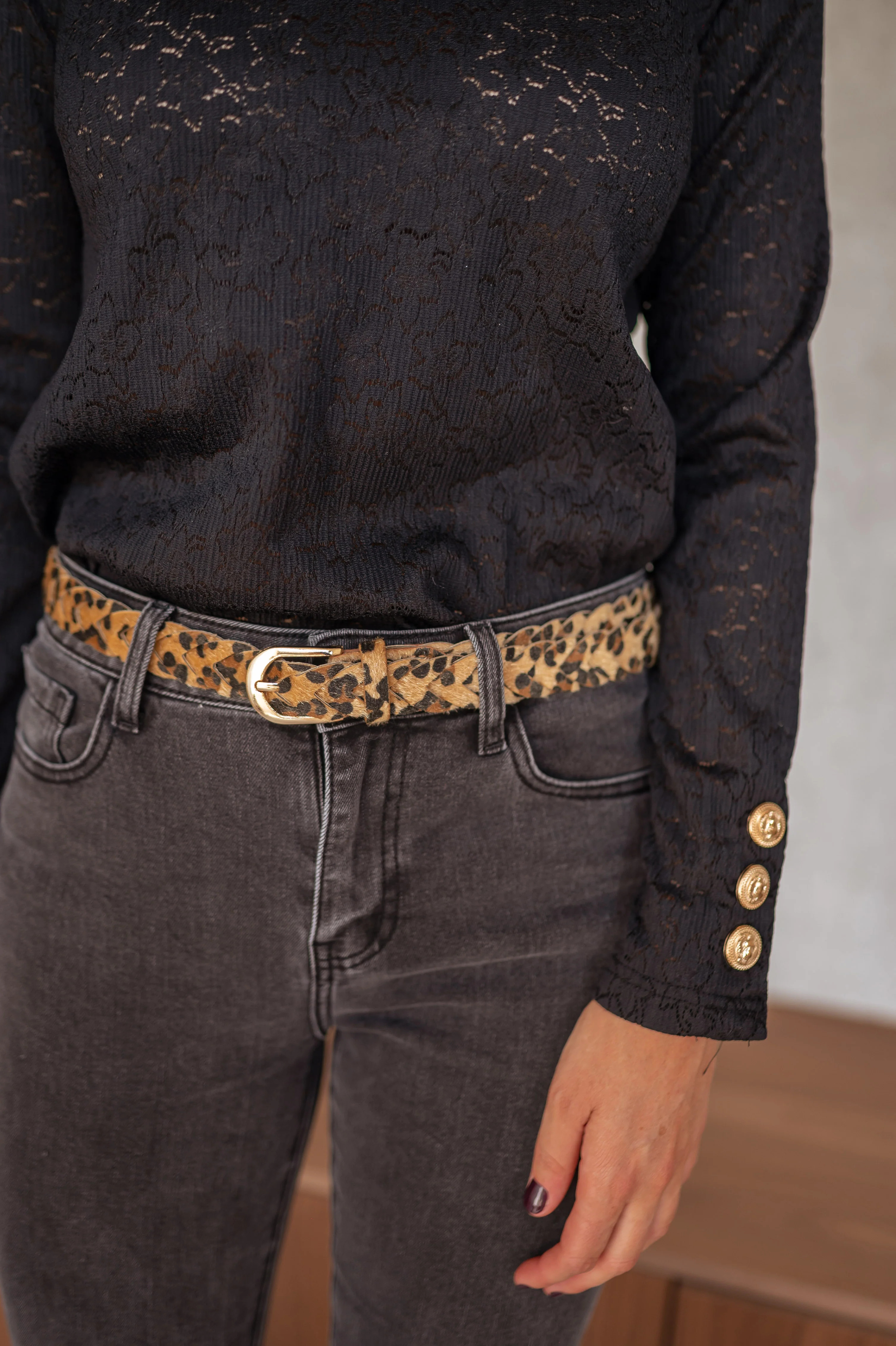 Leopard Mae Belt | Easy Clothes