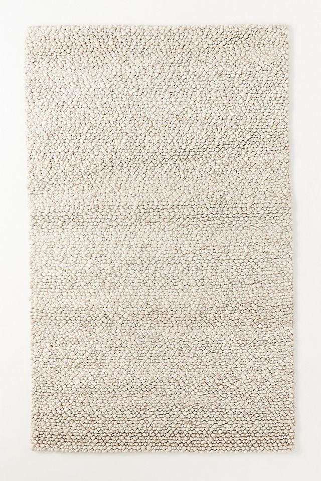 Handwoven Marled Bobble Rug | Anthropologie (US)