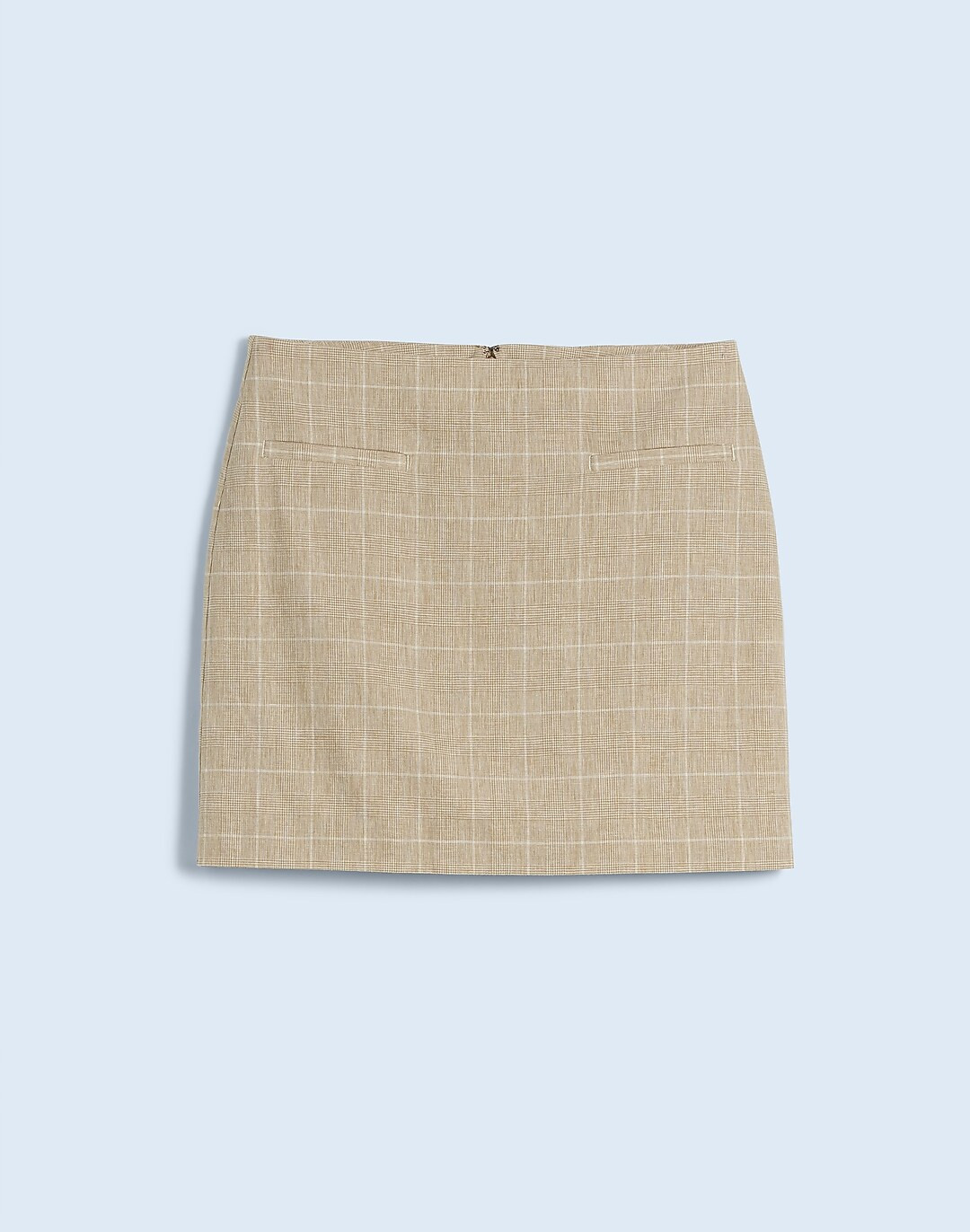 Welt-Pocket Mini Skirt in Windowpane Check | Madewell