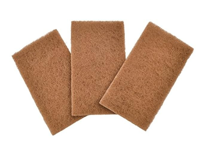 Full Circle Neat Nut Walnut Shell Scouring Pads, Non-Scratch, Set of 3, 5 oz | Amazon (US)