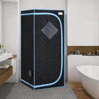 Holaki 1 Single Person Indoor Portable FAR Infrared Sauna with Remote Control | Wayfair North America