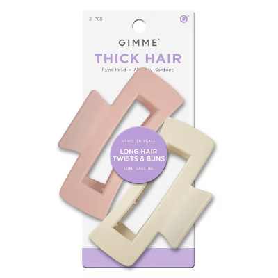 Gimme Beauty Rectangle Claw Clip - Blonde | Target