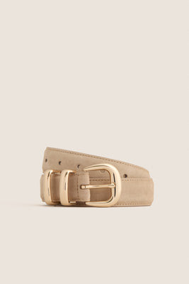 Light Tan Suede Western Belt | Tuckernuck (US)