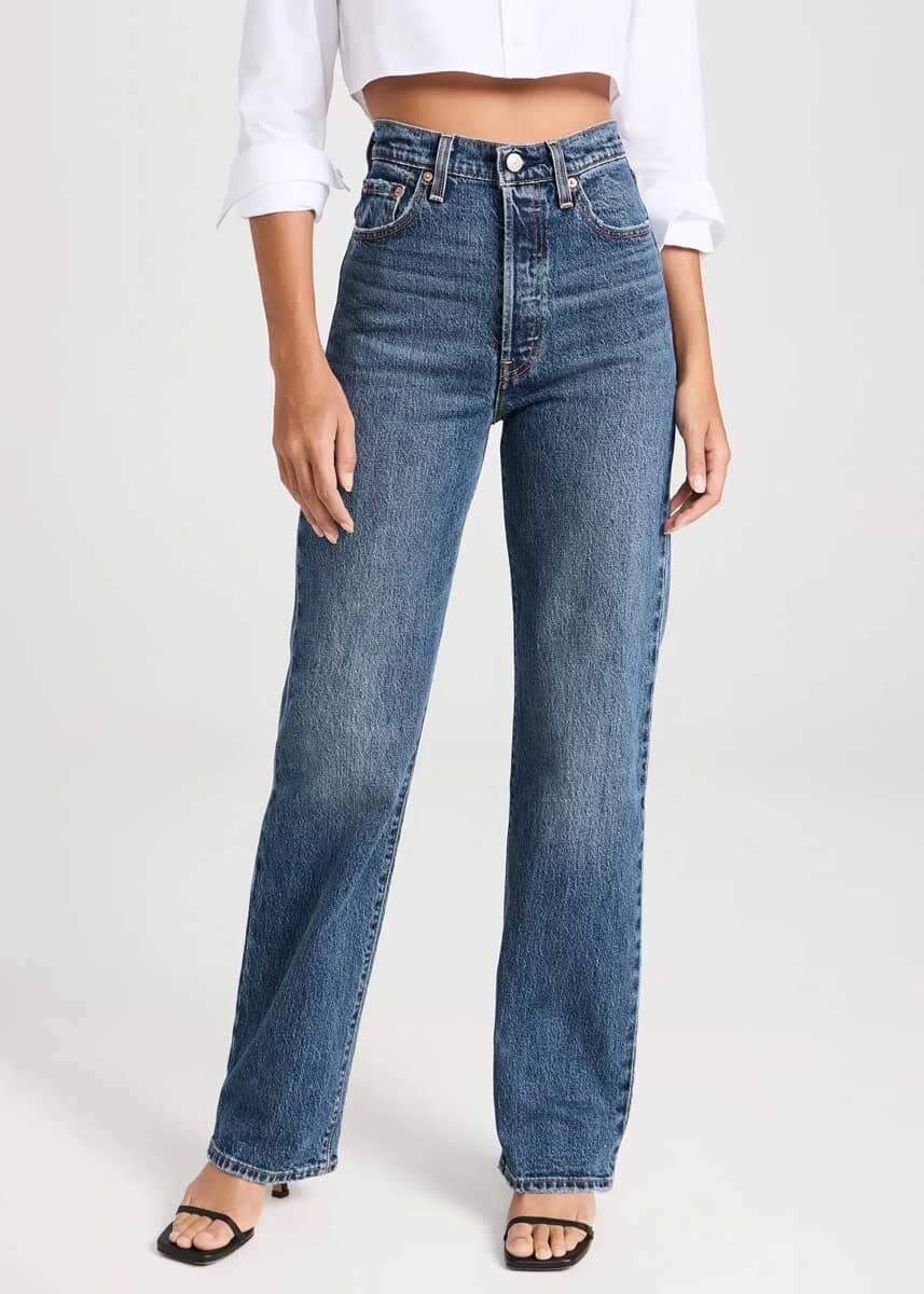 Levi's Ribcage Full Length Jeans - Valley View 30 | Alice & Wonder
