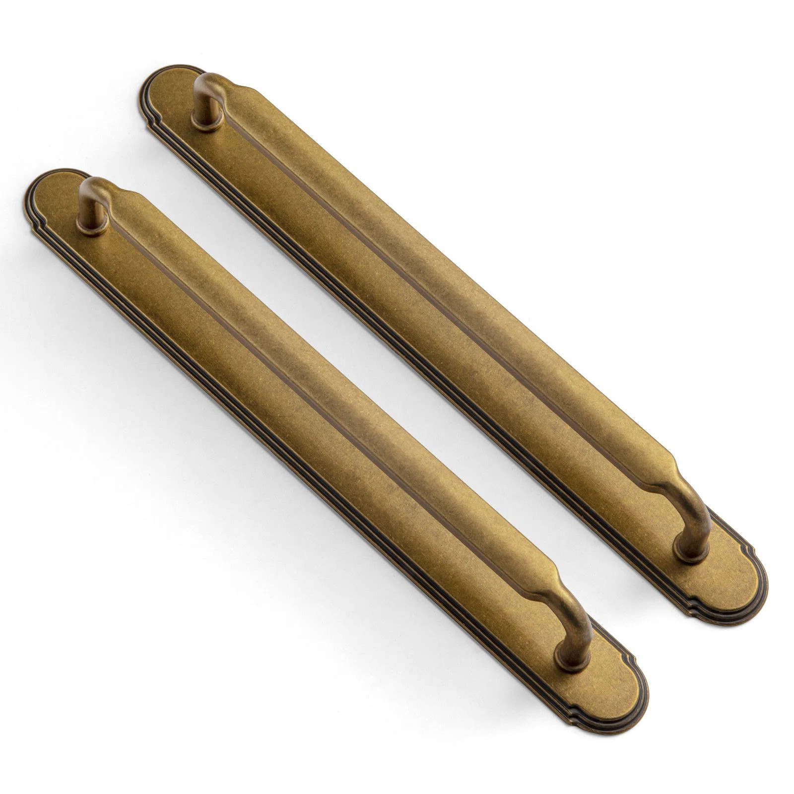 Center To Center Bar Pull With Backplate Multipack (Set of 2) | Wayfair North America