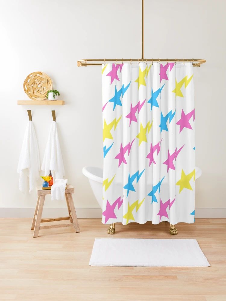 Cotton Candy Stars  Shower Curtain | Redbubble (US)