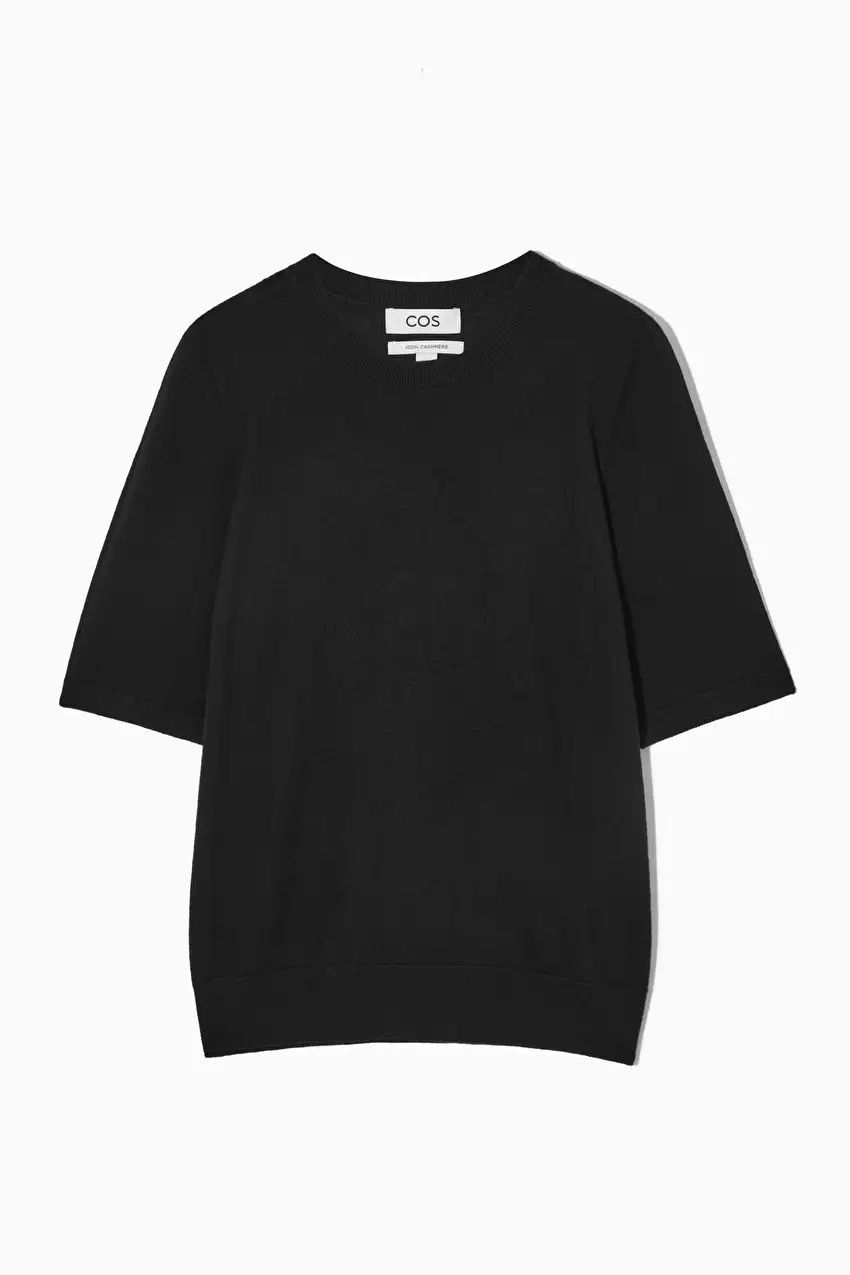 PURE CASHMERE KNITTED T-SHIRT | COS UK