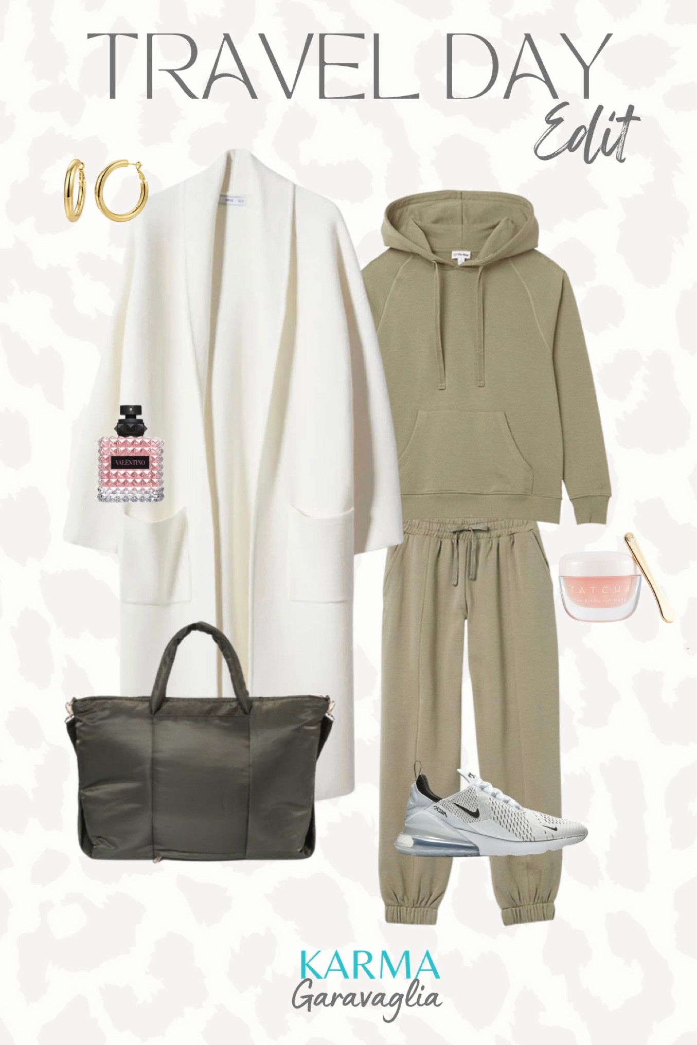 Travel outfit, Airport outfit, coatigan, Mango coatigan, coat, Spring coat, sweatshirt, joggers, jogger pants, sweatpants, Athleisure, gold hoops, chunky gold hoops, fragrance, lip sleeping mask, tote bag, Weekender bag, Nike sneakers, sneakers, Amazon, Amazon style, Target, Sephora, Sephora beauty, Tatcha

Follow me for more fashion finds, beauty faves, lifestyle, home decor, sales and more! So glad you’re here!! XO!!

#LTKtravel #LTKstyletip #LTKunder100