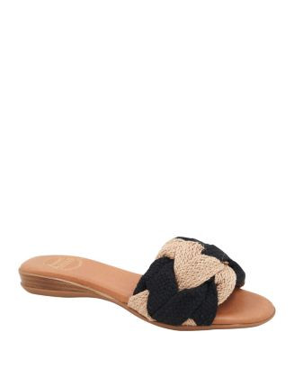 Andre Assous Women's Nahala Slip On Woven Slide Sandals  | Bloomingdale's Shoes Sandals | Bloomingdale's (US)