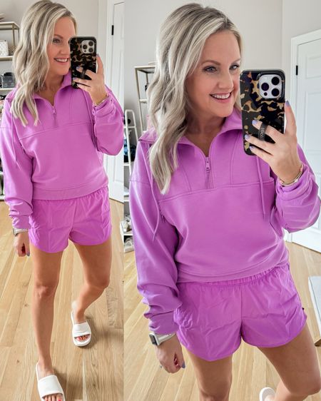 This pretty purple set from Old Navy is on sale! Pullover is 30% off, shorts are on sale for $15!
I’m in medium in both. TTS


#LTKfindsunder50 #LTKsalealert #LTKSeasonal