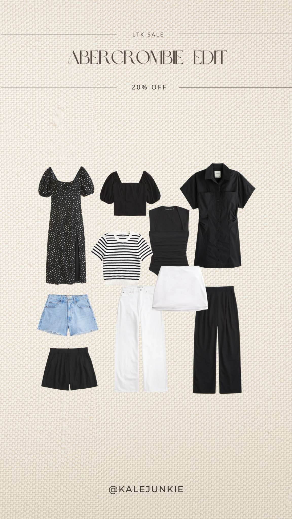 LTK Sale favorites from Abercrombie! Copy the code from this post and get 20% off your order!! 🖤🖤

#LTKSpringSale #LTKfindsunder100 #LTKstyletip