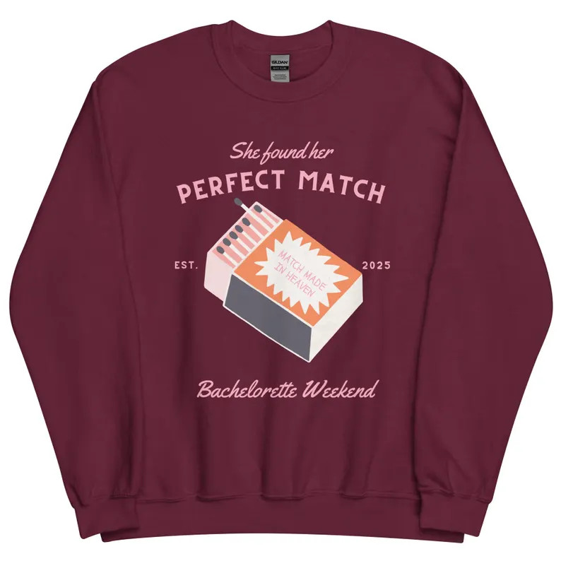 She Found Her Match Sweatshirt - Etsy | Etsy (US)