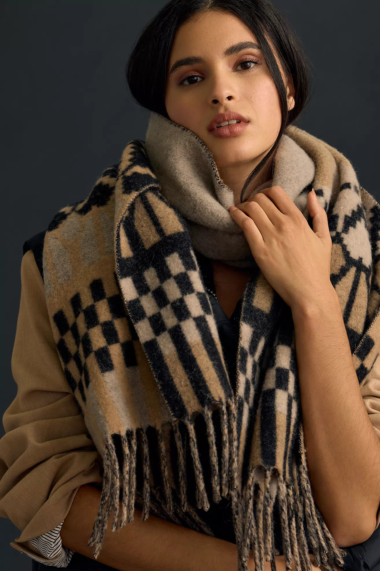 Tartan Blanket Co. x Pretty Little Fawn Fairisle Scarf | Anthropologie (US)