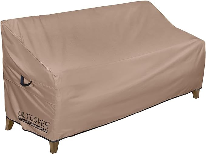 ULTCOVER Waterproof Outdoor Sofa Cover - Durable Patio Bench Covers 58W x 28D x 35H inch | Amazon (US)