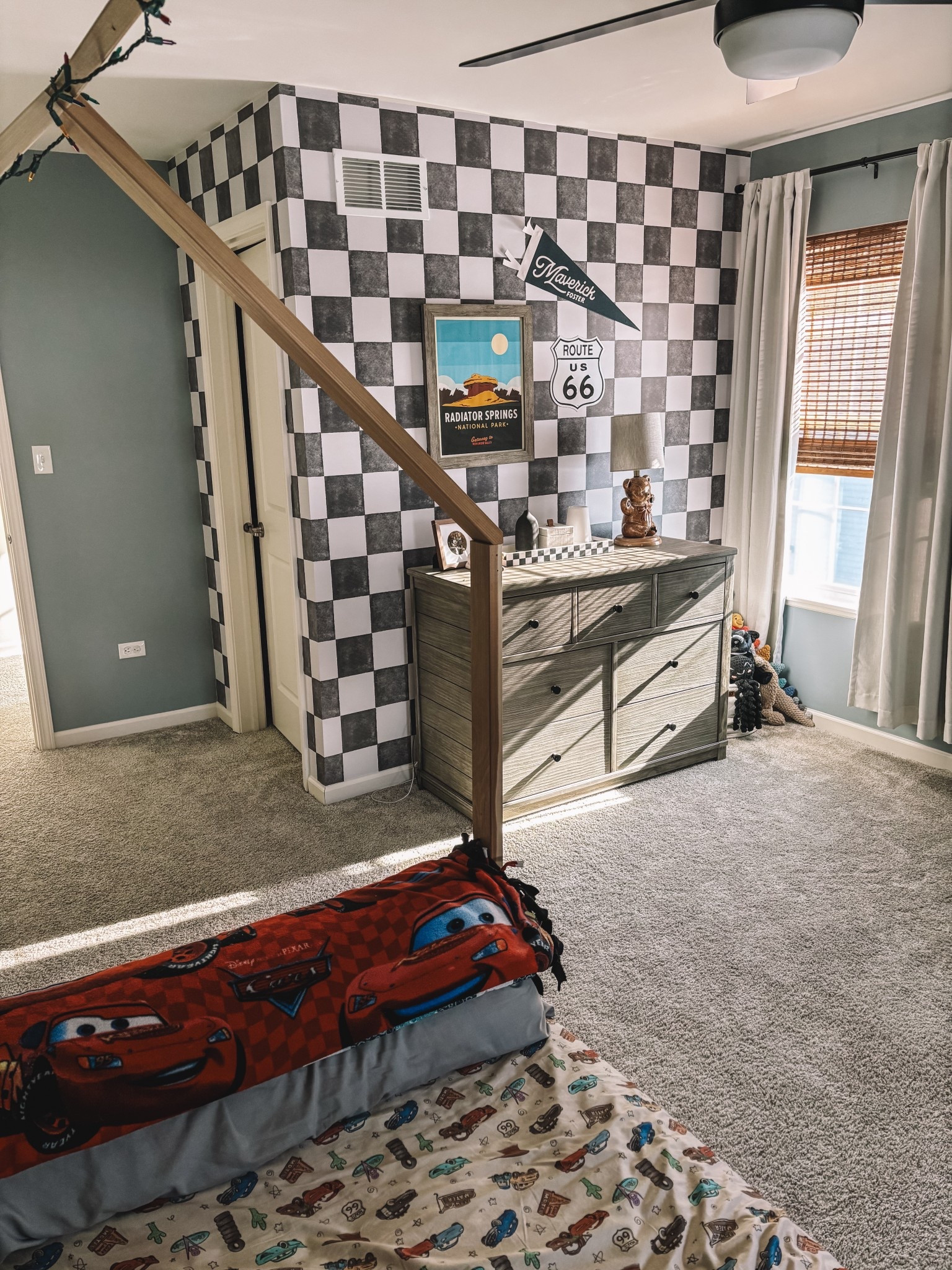 Checkered flag. Boy room. House bed  

#LTKHome