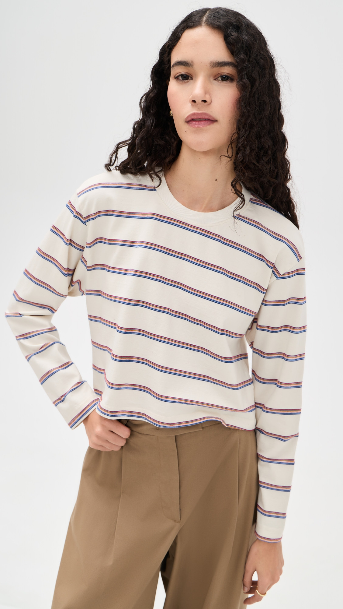 State & Lake Cricket Tee Pink L | Shopbop