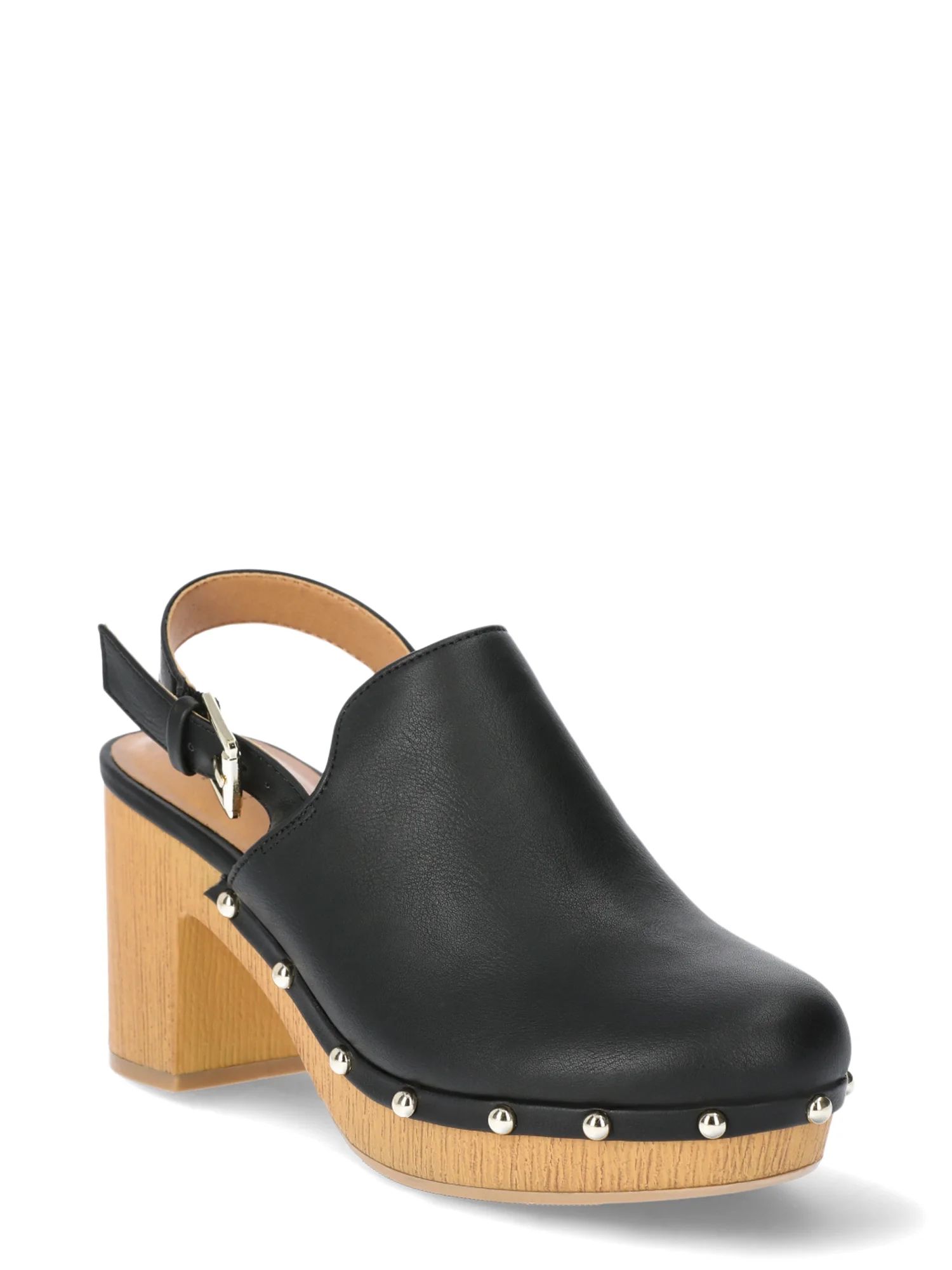 Time and Tru Women's Platform Studded Clogs, Sizes 6-11 | Walmart (US)