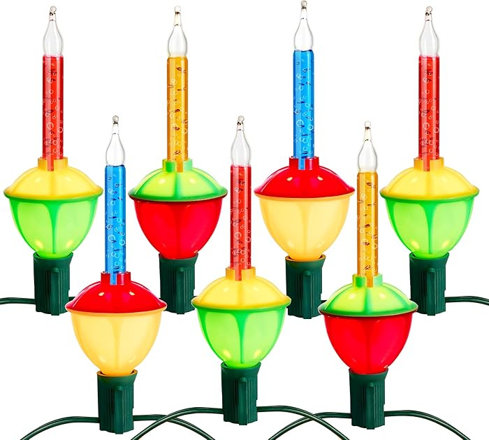 Joiedomi Christmas Bubble String Light - Traditional Bubbles Lights Set 7 Bulbs with 1 Spare Repl... | Amazon (US)