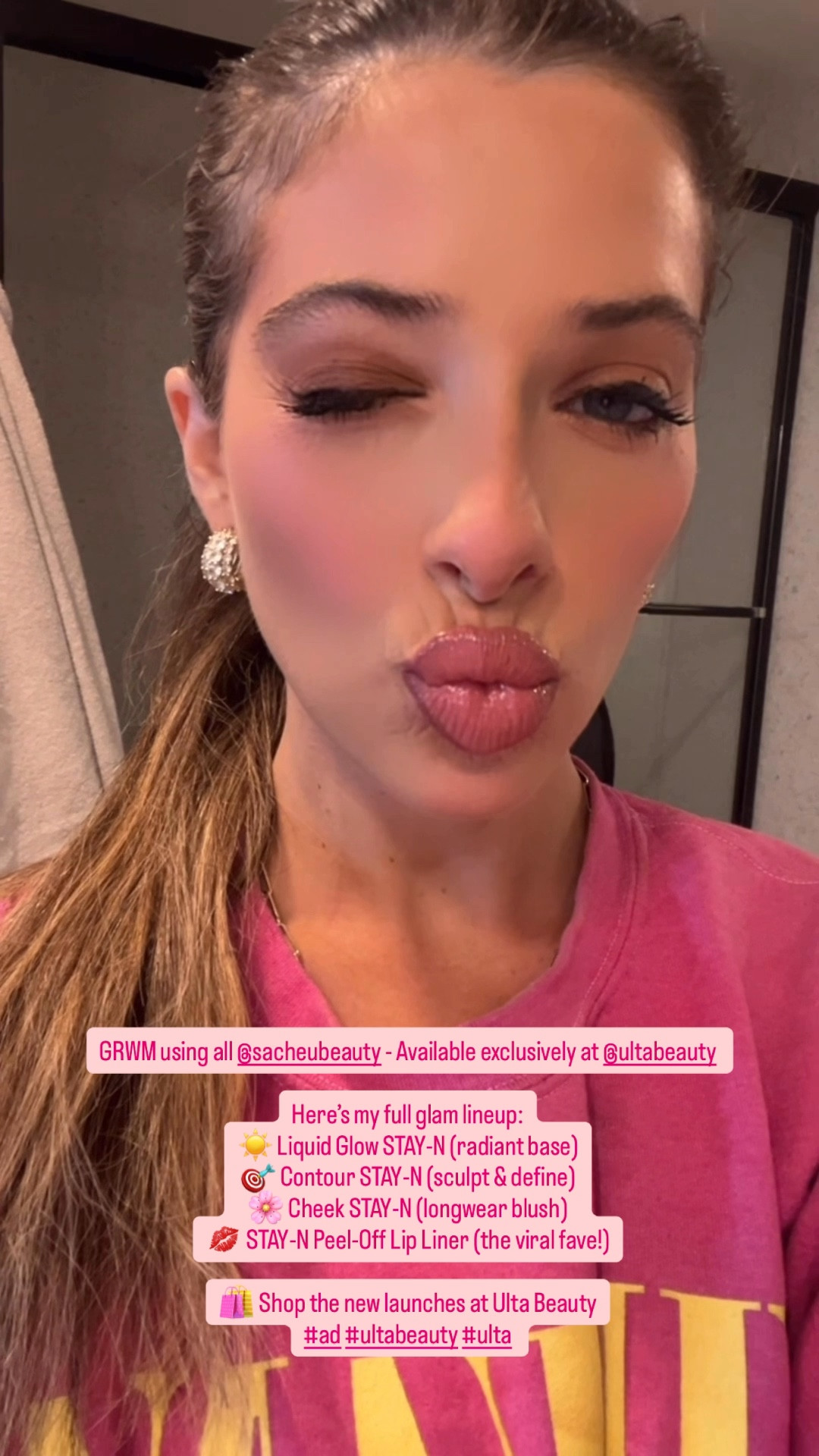 8 hours on camera. 1 dinner out. 0 touch-ups needed. 🤯 

I used the full STAY-N lineup from Sacheu Beauty and my makeup looked freshly applied even after a marathon day under studio lights. From the dewy Liquid Glow STAY-N to the viral Peel-Off Lip Liner, every product stayed put and slayed ✨
🛍️ 

Shop the full Sacheu Beauty collection now, exclusively at Ulta Beauty 💄

#ad @ultabeauty #ultabeauty #ulta

#LTKBeauty

#LTKBeauty