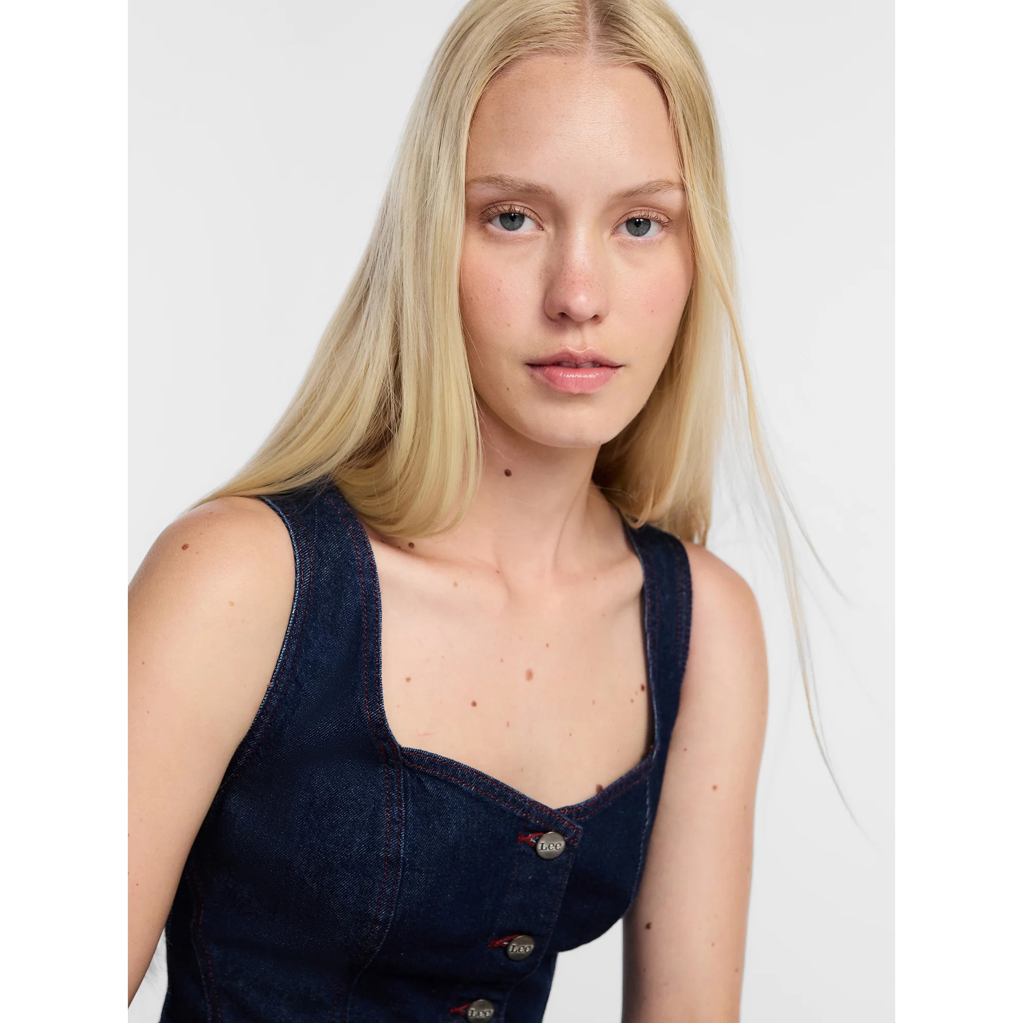 Kacey Lee Women's Denim Mini Dress, Sizes XS-XXL | Walmart (US)