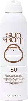 Sun Bum Mineral SPF 50 Sunscreen Spray | Vegan and Hawaii 104 Reef Act Compliant (Octinoxate & Ox... | Amazon (US)