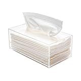 Clear Tek Clear Acrylic Tissue Box - 8 3/4" x 4 3/4" x 3 1/4" - 1 count box - Restaurantware | Amazon (US)