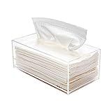 Clear Tek Clear Acrylic Tissue Box - 8 3/4" x 4 3/4" x 3 1/4" - 1 count box - Restaurantware | Amazon (US)