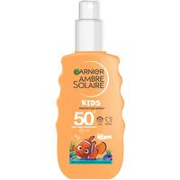Garnier Ambre Solaire Kids' SPF50+ Water and Sand Resistant Sun Cream Spray 150ml | Look Fantastic (UK)