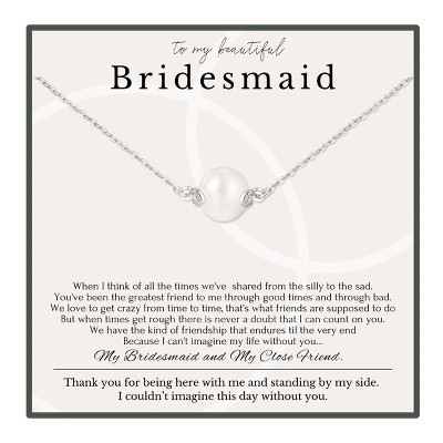 HOPE LOVE SHINE Bridesmaid Necklace – Jewelry Gift for Bridal Party, Bridesmaid Jewelry | Target