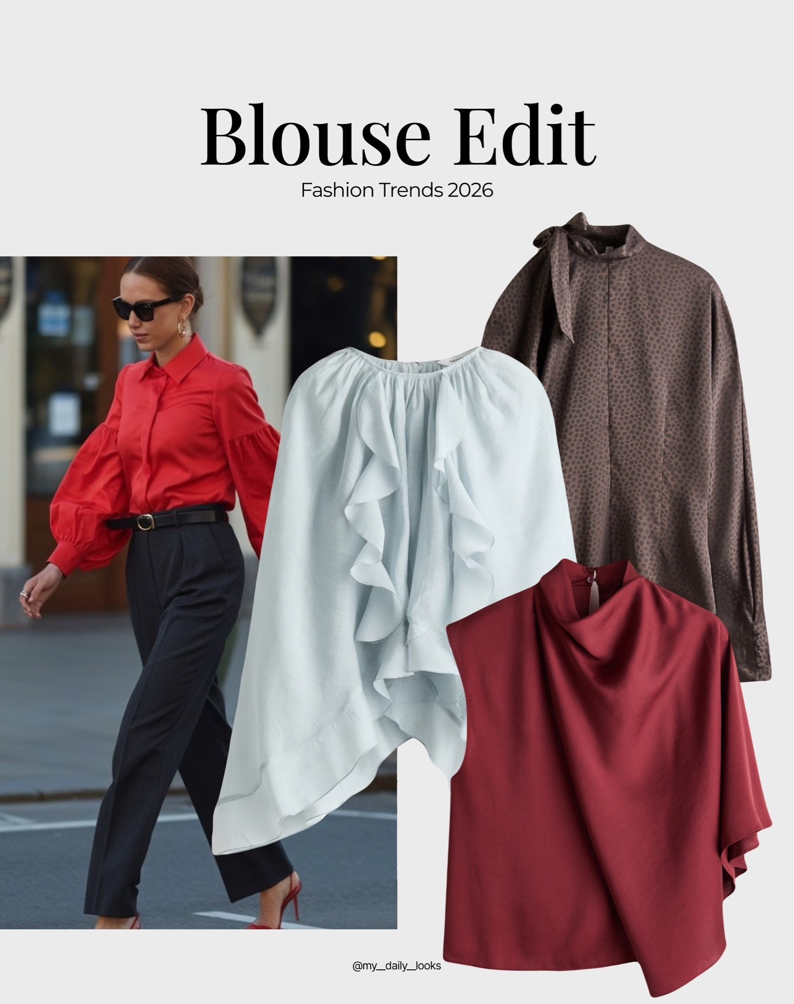 Blouses that will make any summer outfit look chicer 🖤

Tags: summer outfits, summer pre-fall, embroidery, satin blouse, crochet blouse, white blouse, office look, capsule wardrobe, high street.

#LTKsummer #LTKworkwear #LTKdatenight