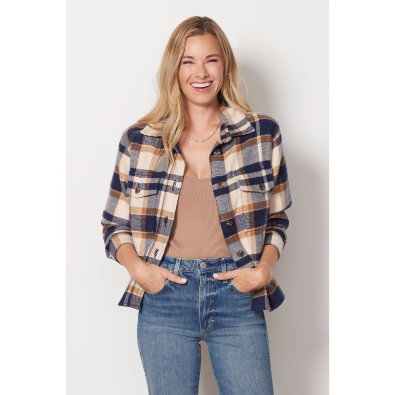 SANCTUARY London Plaid Shacket | EVEREVE | Evereve