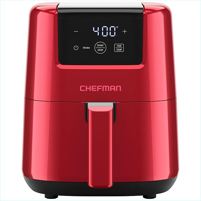CHEFMAN 2 Qt Mini Air Fryer – Digital Space-Saving Compact Air Fryer with Nonstick and Dishwash... | Amazon (US)