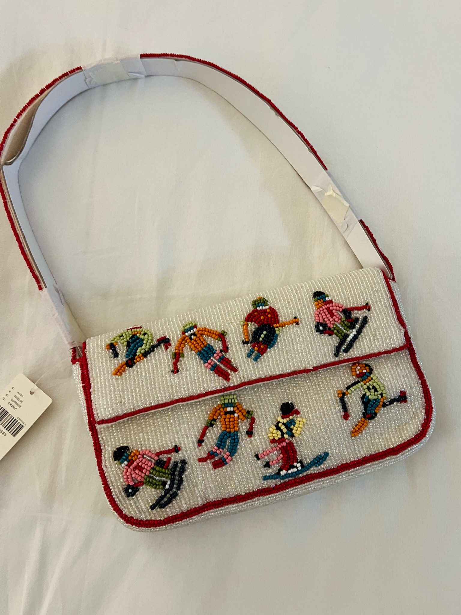 obsessed w my new anthro bag my sissy sent me 🩷🩷 perfff for winter!!