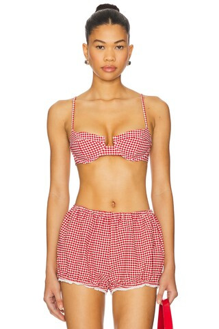Check Me Out Top in Red Gingham | Revolve Clothing (Global)